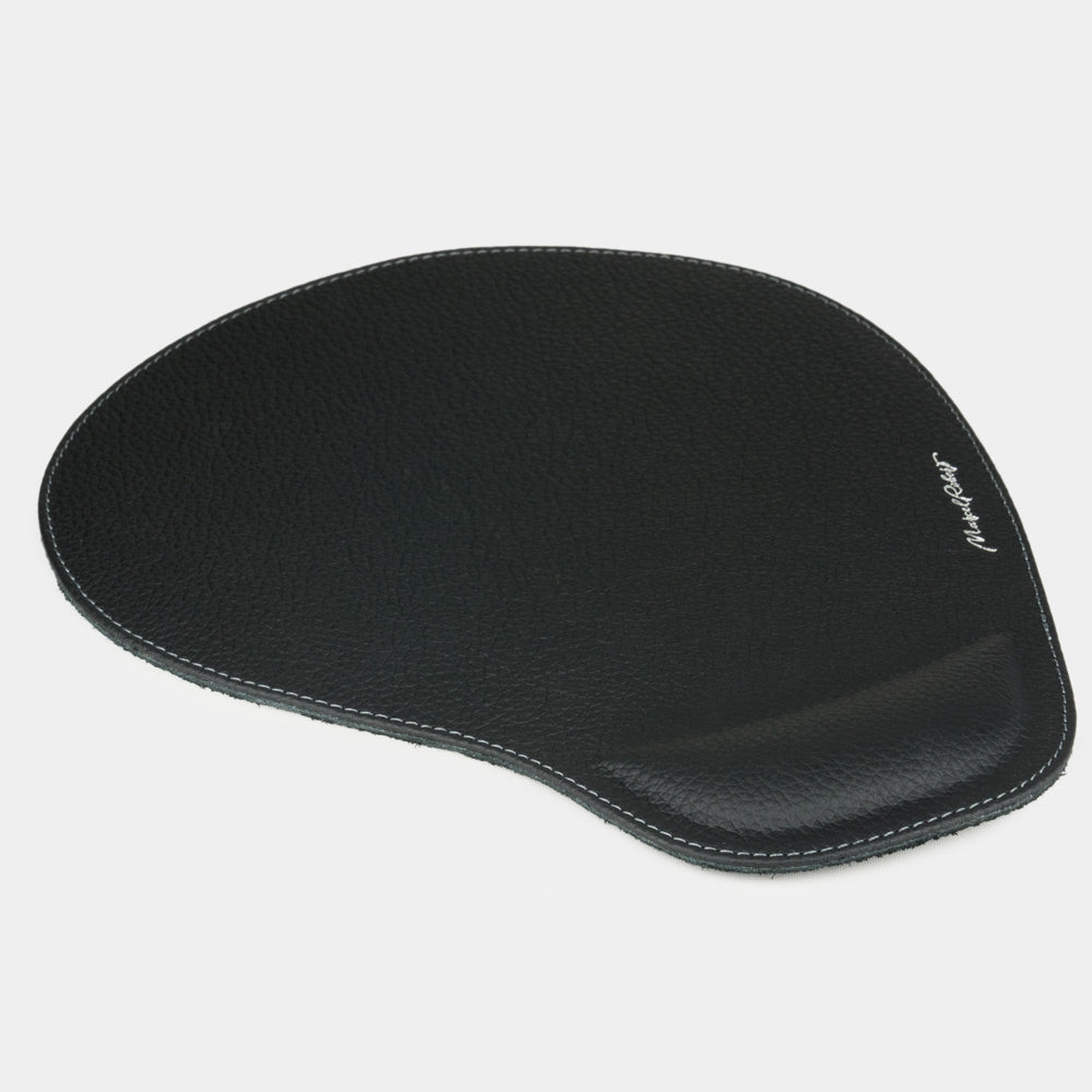 leather mouse pad black