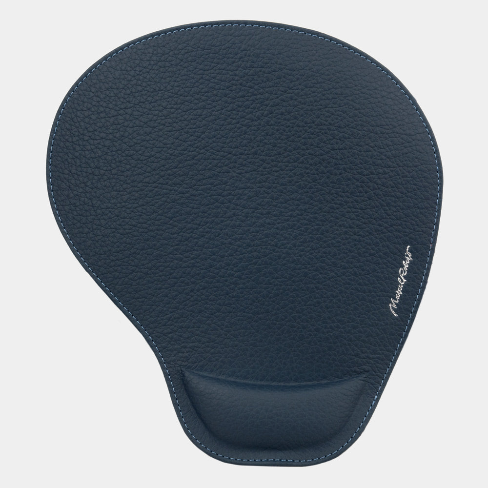 leather mouse pad blue