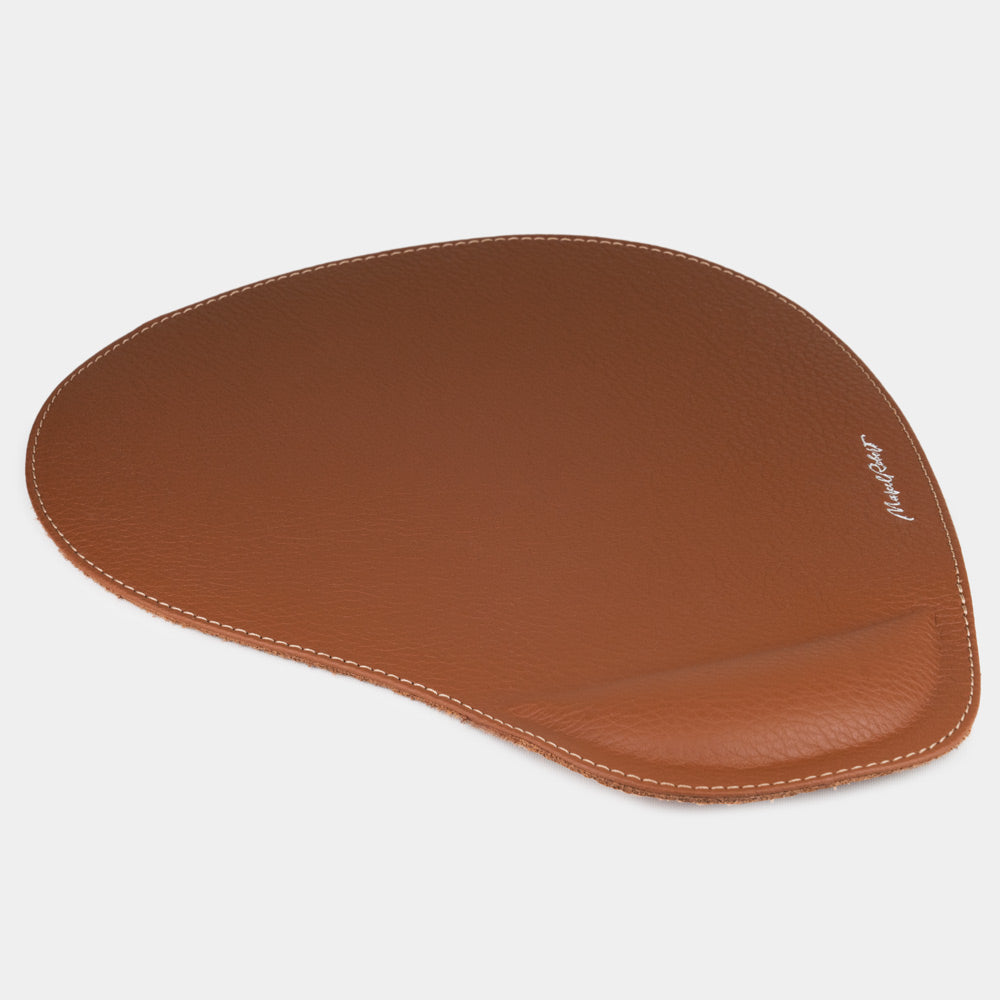 leather mouse pad caramel
