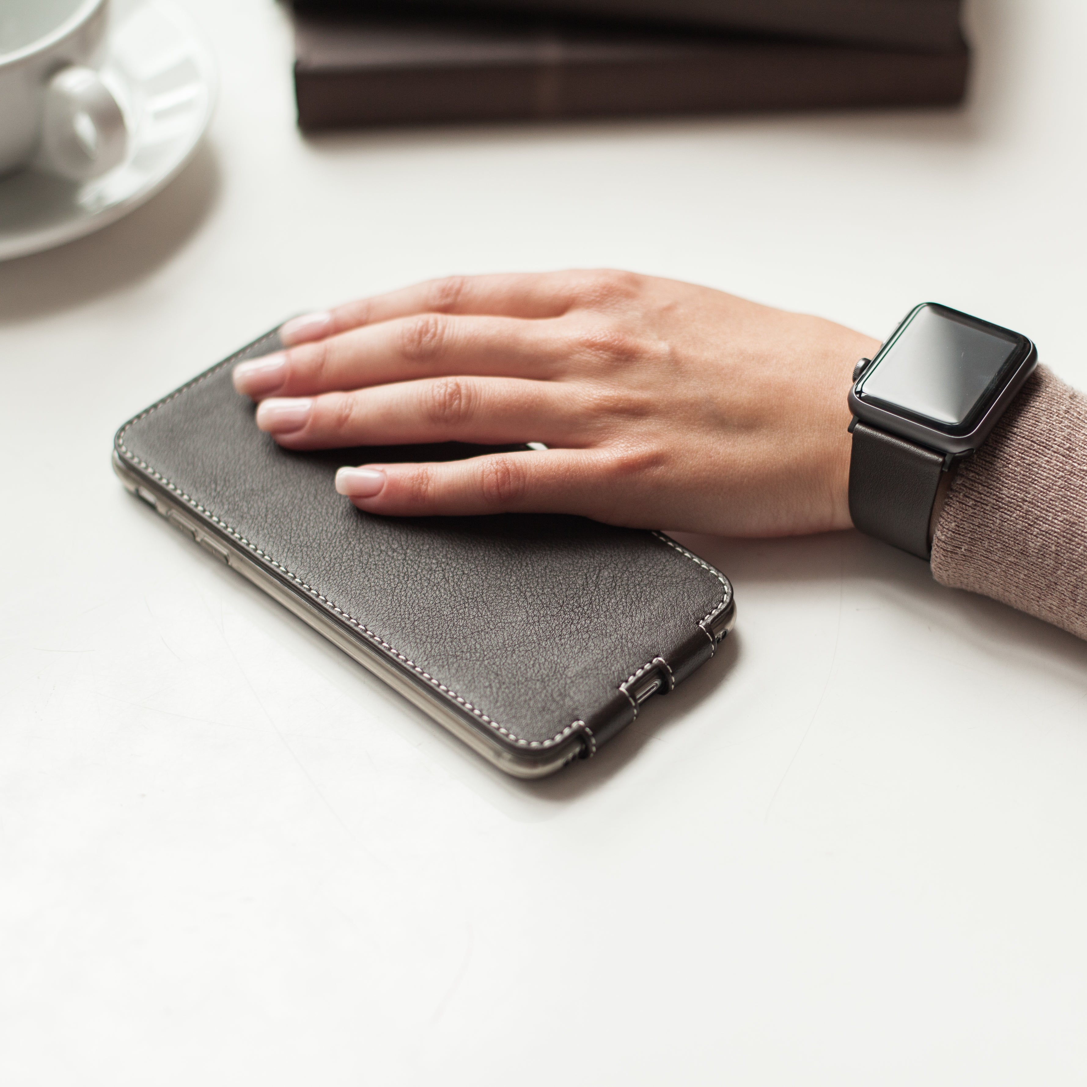 Calfskin Brown Strap Apple Watch 41/42mm | Marcel Robert - 9