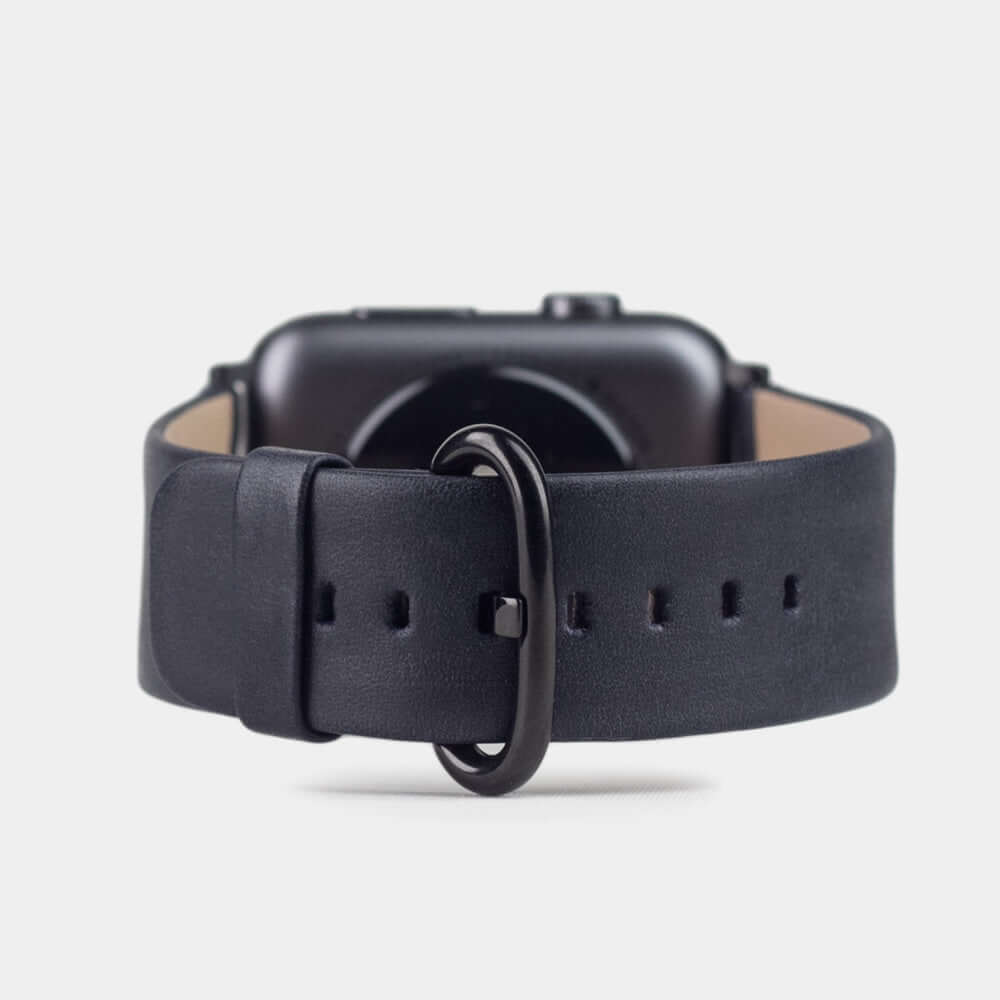 Leather Strap Apple Watch 45/46mm Night Blue | Marcel Robert - 1