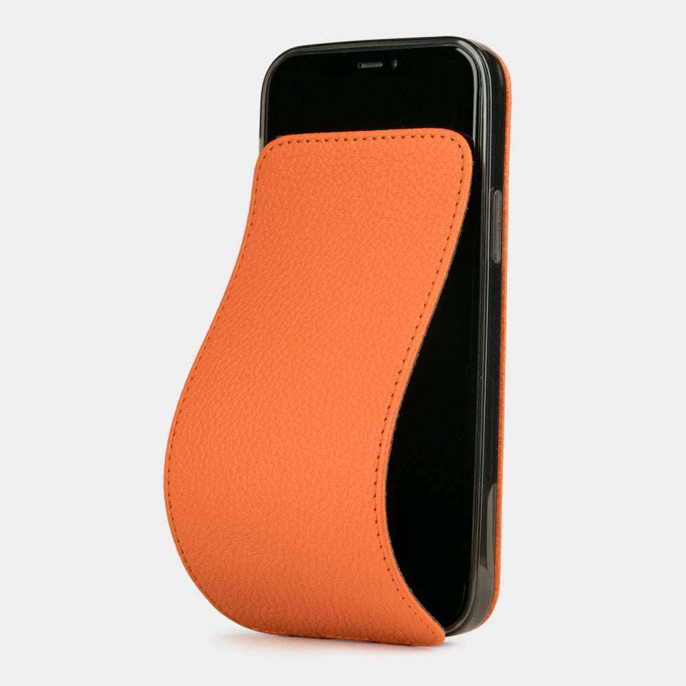 Orange Case for iPhone 12 Pro Max Leather | Marcel Robert - 0