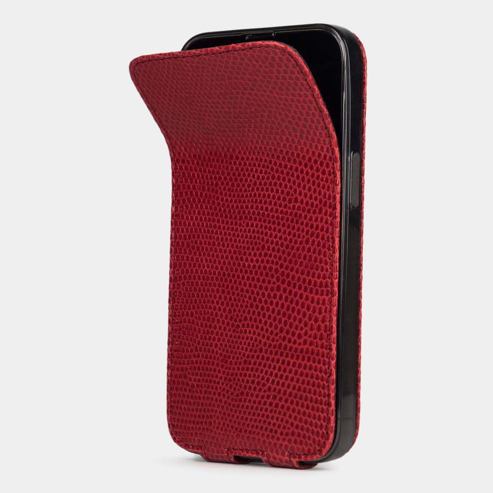 case iPhone 13 pro lizard red