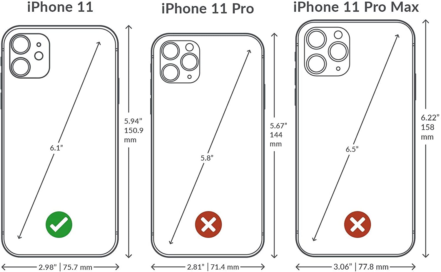 Premium Leather Case iPhone 11 Brown | Marcel Robert - 3