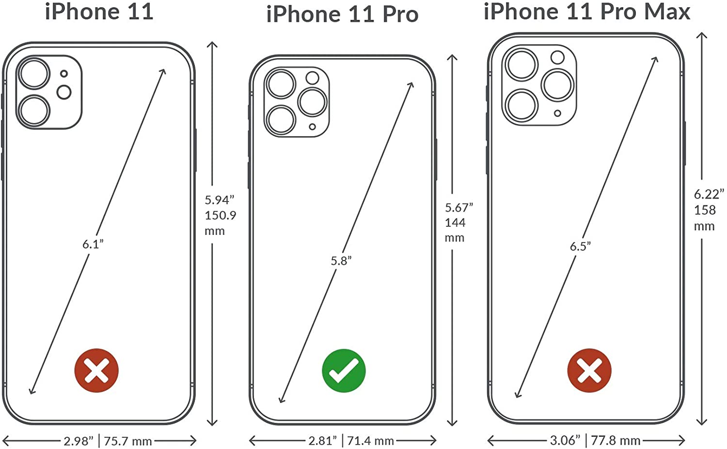 Premium Lizard Leather Case iPhone 11 Black | Marcel Robert - 5