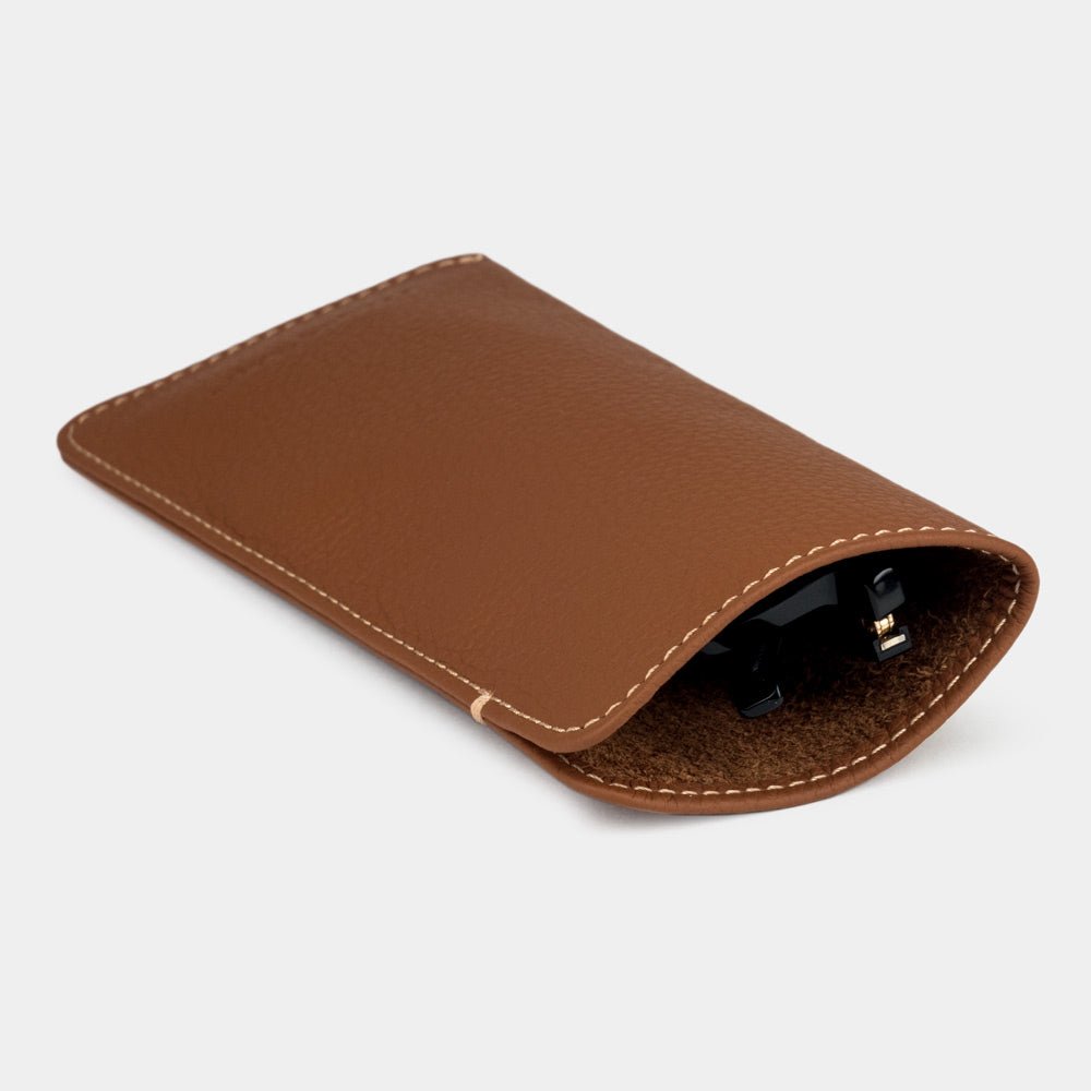 Pocket Case for your Glasses in Gold Leather | Marcel Robert - 3