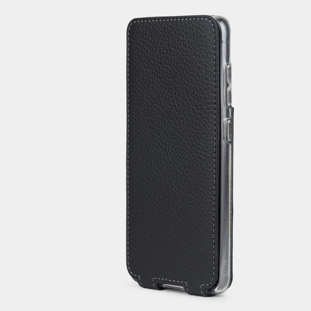 Samsung S21 FE case leather black