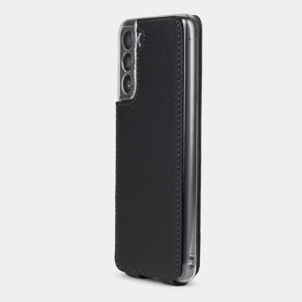 Samsung S21 FE case leather black
