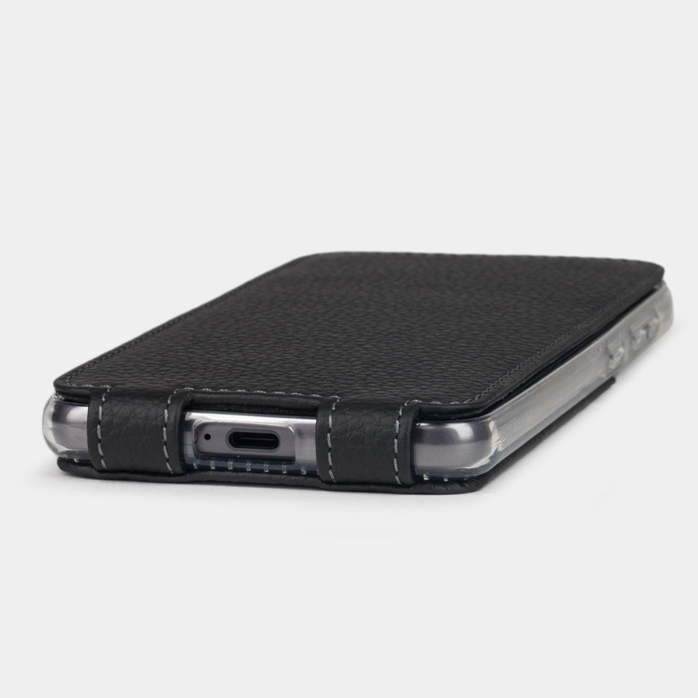 Samsung S21 FE case leather black