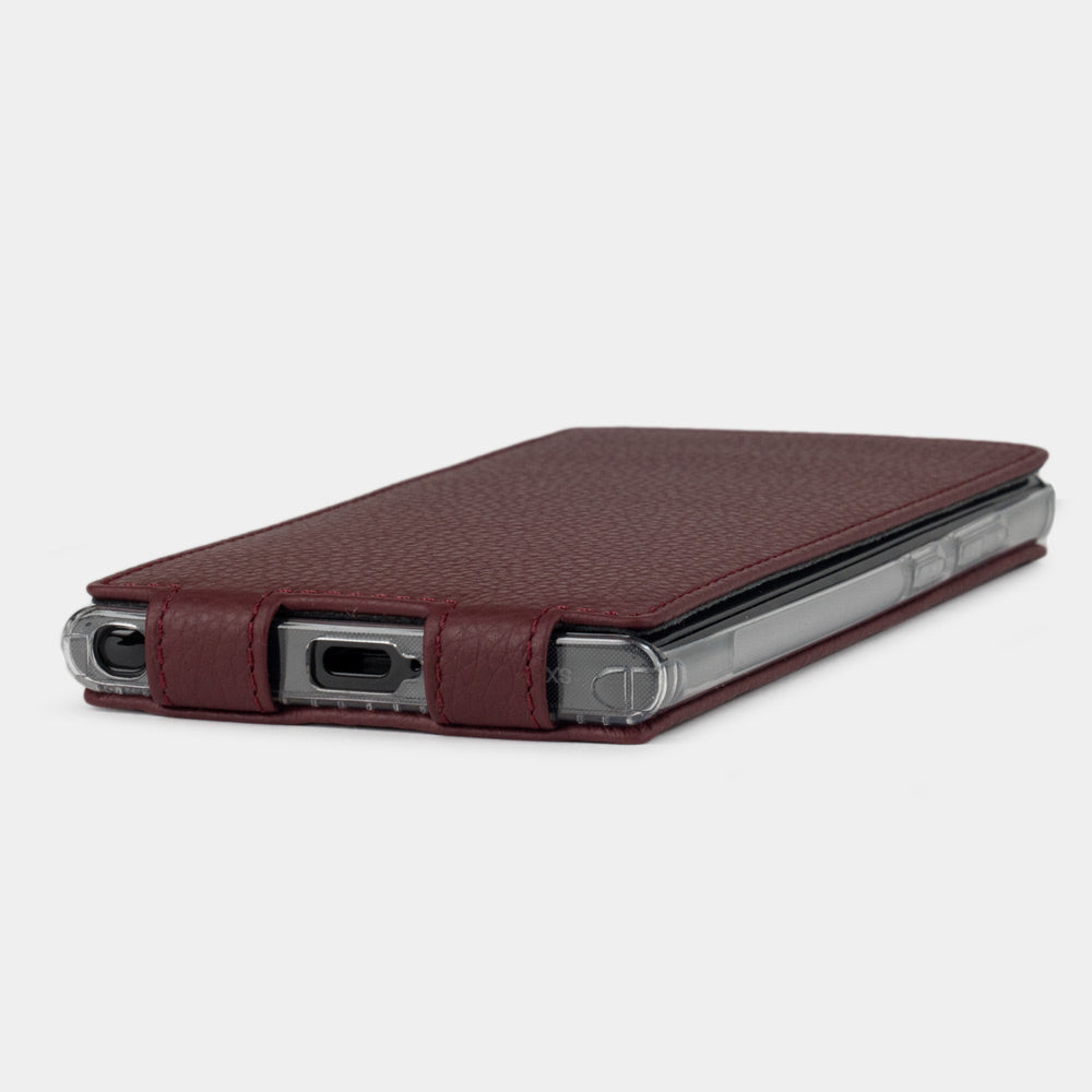 Samsung S22 Ultra case leather bordeaux