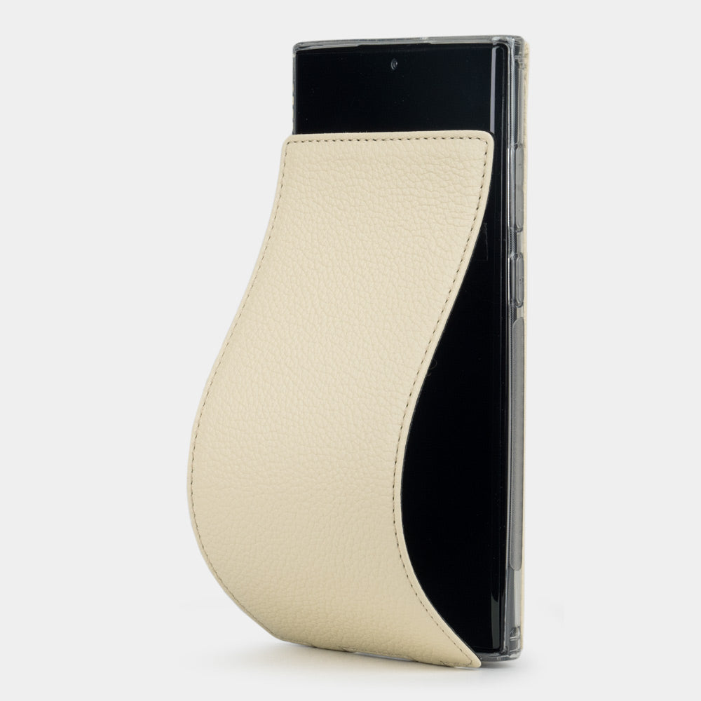 Samsung S22 Ultra case leather cream