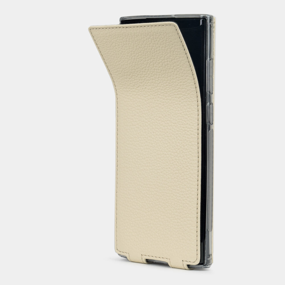Samsung S22 Ultra case leather cream