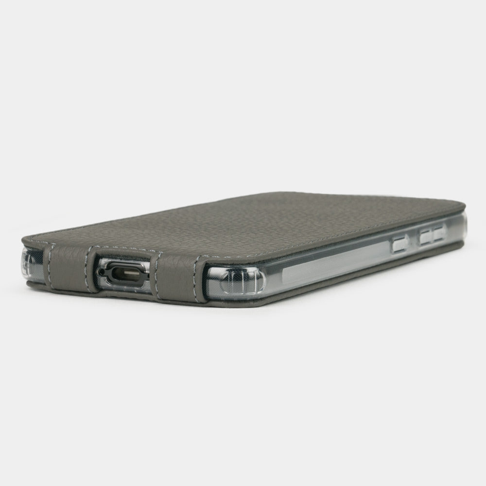 Samsung S23 case leather grey