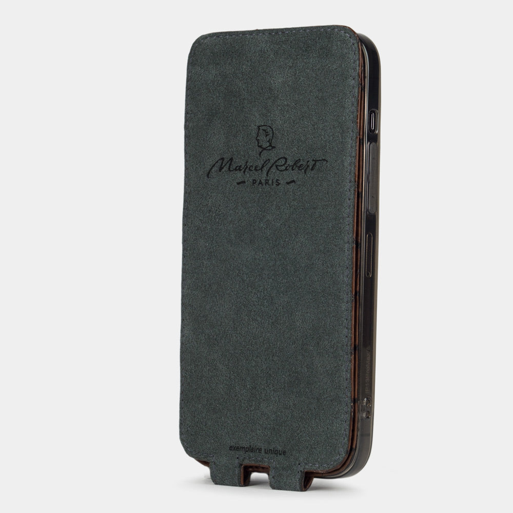 case iPhone 13 Pro alligator brown