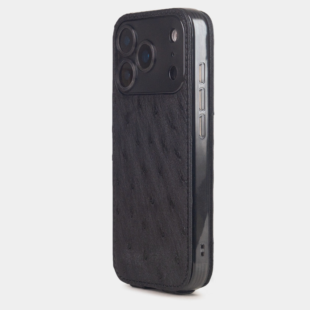 iPhone 17 Pro case ostrich black