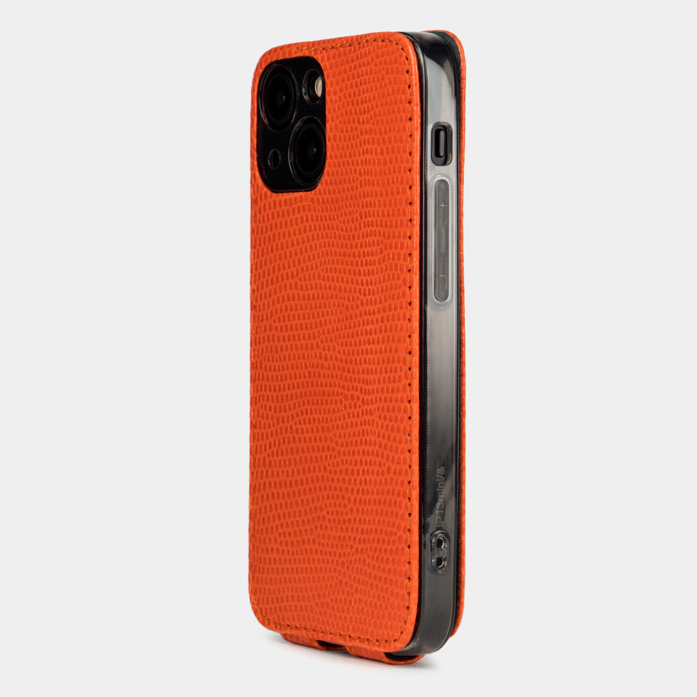 case iPhone 13 Pro Max lizard orange | Marcel Robert