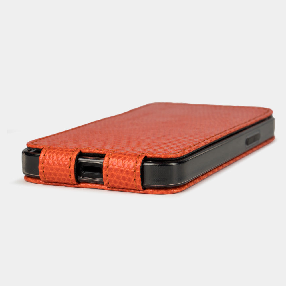 case iPhone 13 Pro Max lizard orange | Marcel Robert