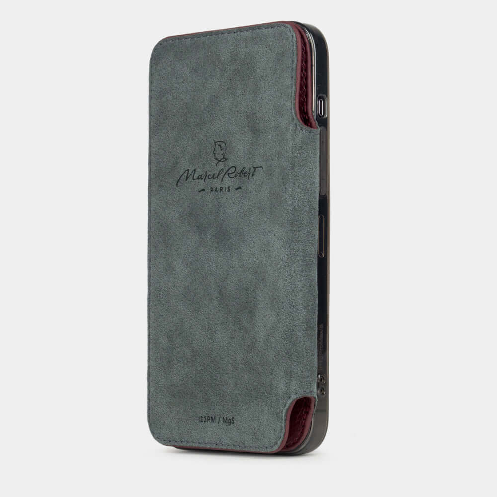 Folio case iPhone 17 bordeaux