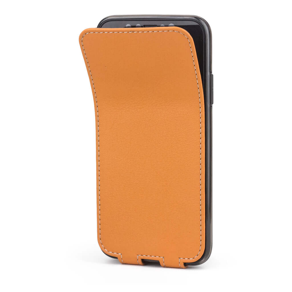 Premium Leather Case iPhone X/XS Gold | Marcel Robert - 1