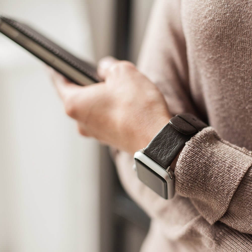 Leather Strap Apple Watch 45/46mm Brown | Marcel Robert - 4