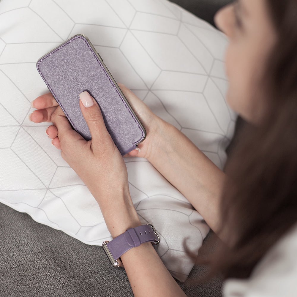 Calfskin Strap Apple Watch 38/40/41mm Violet | Marcel Robert - 5