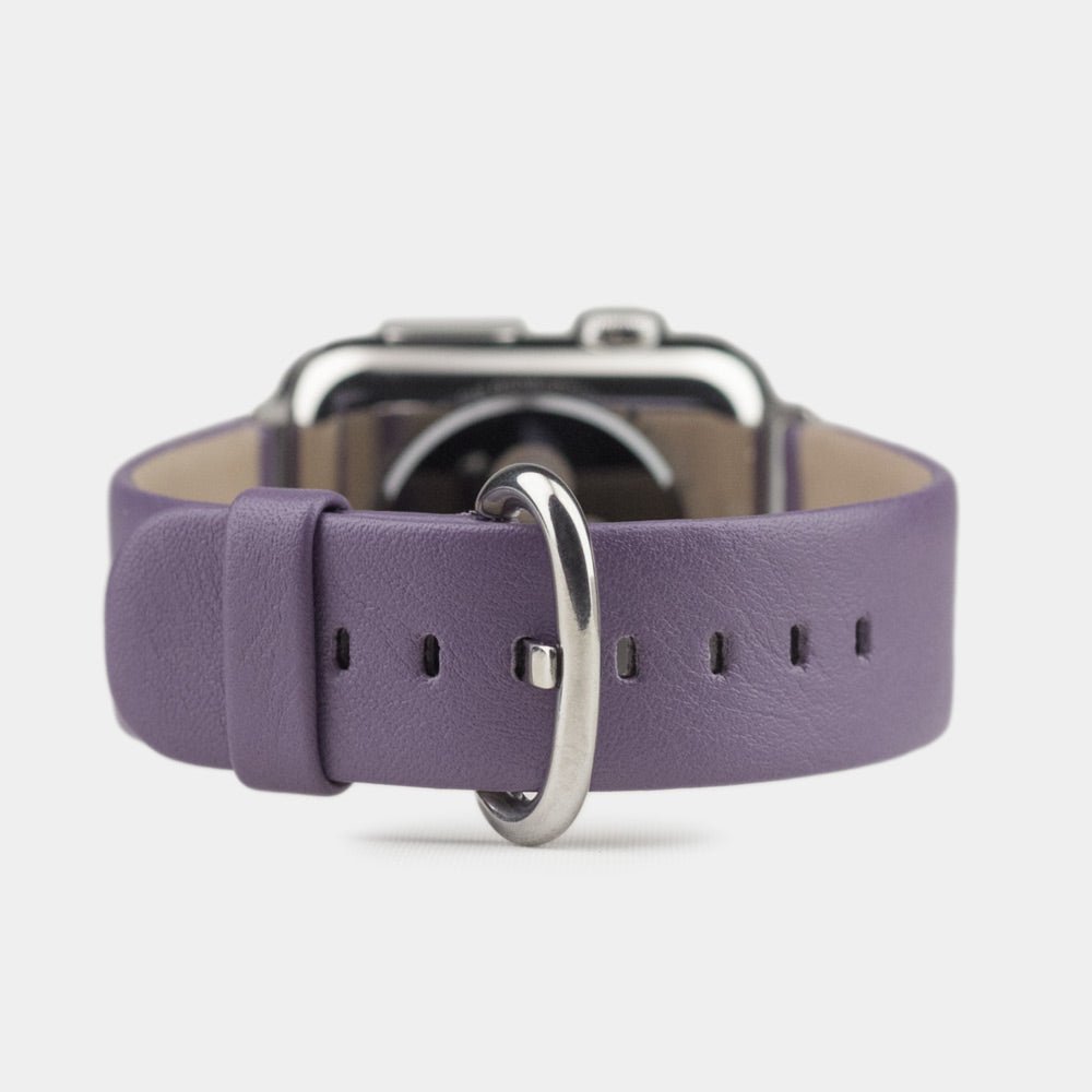 Calfskin Strap Apple Watch 38/40/41mm Violet | Marcel Robert - 0