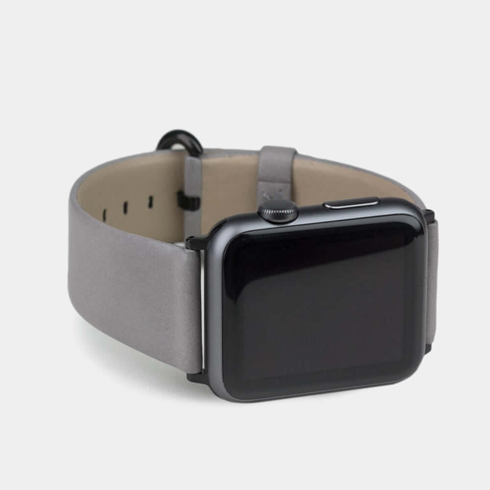 Calfskin Strap Apple Watch 41/42mm Grey | Marcel Robert - 10