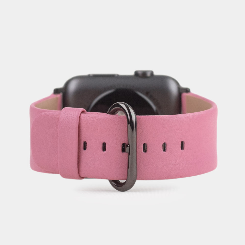 Premium Leather Strap Apple Watch 45/46mm Pink | Marcel Robert - 2