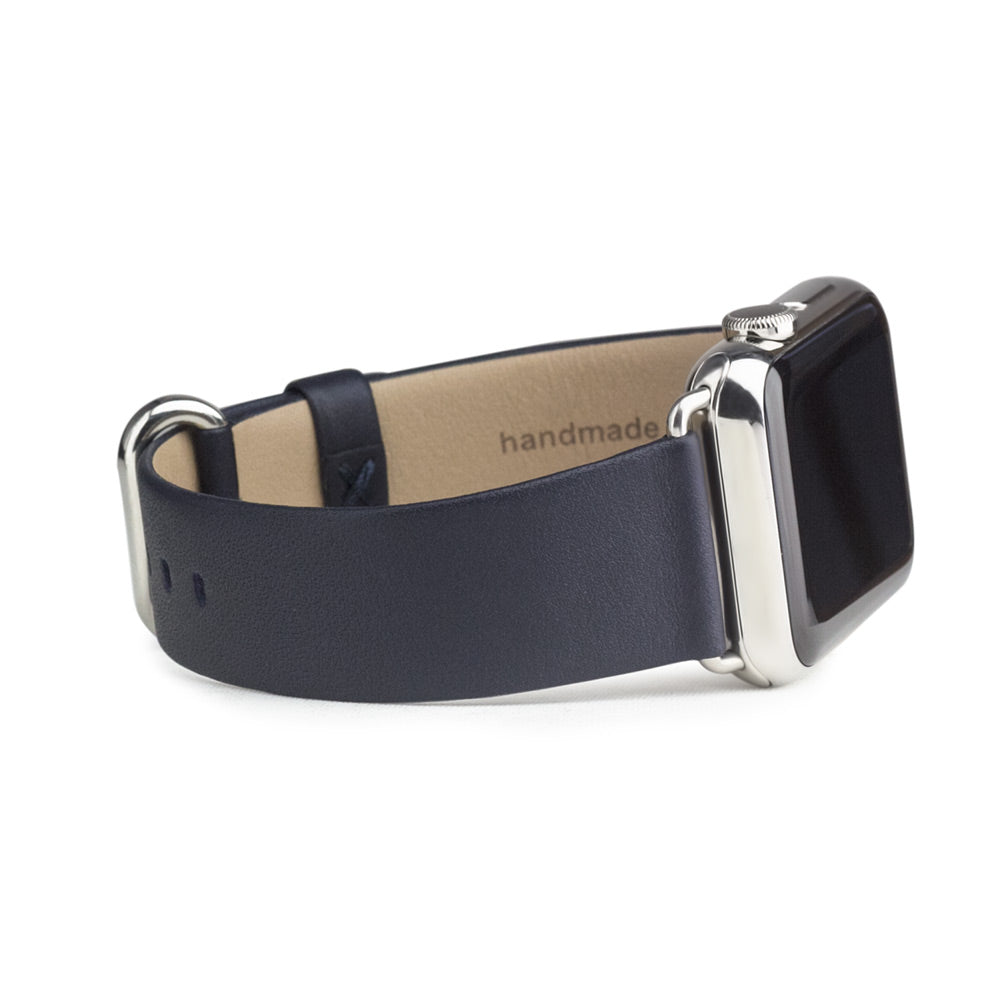 Leather Strap Apple Watch 41/42mm Dark Blue | Marcel Robert - 7