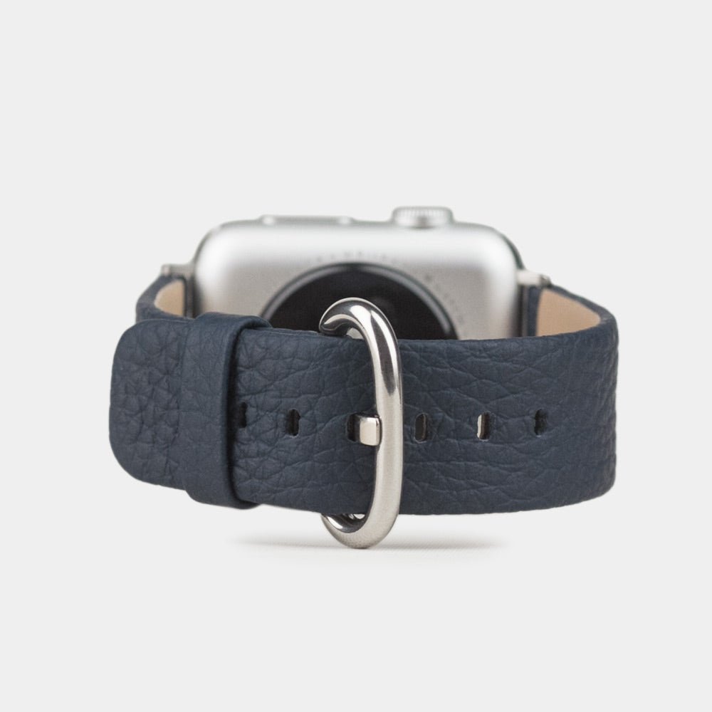 Blue Leather Strap Apple Watch 41/42mm | Marcel Robert - 0