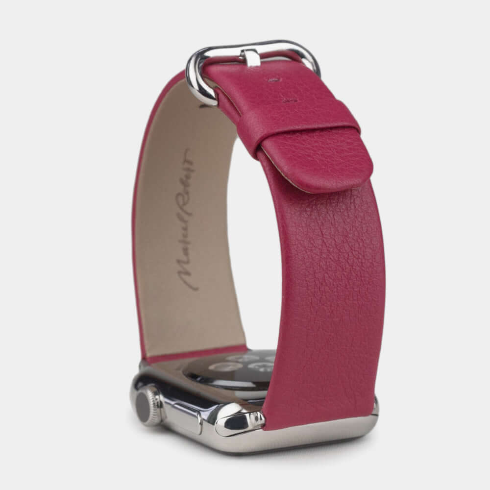 Natural Calfskin Strap Apple Watch 45/46mm | Marcel Robert - 5