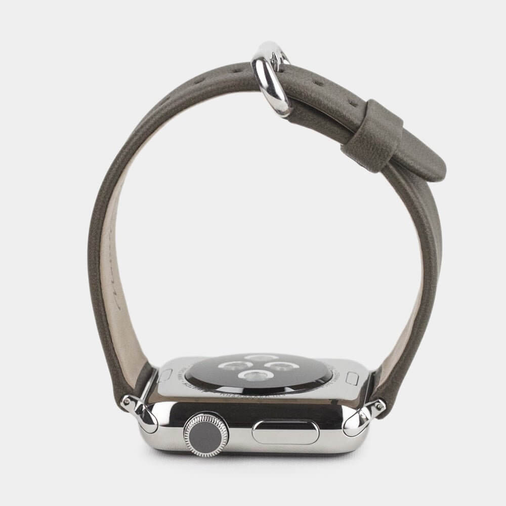 Leather Strap Apple Watch 41/42mm Khaki Green | Marcel Robert - 12