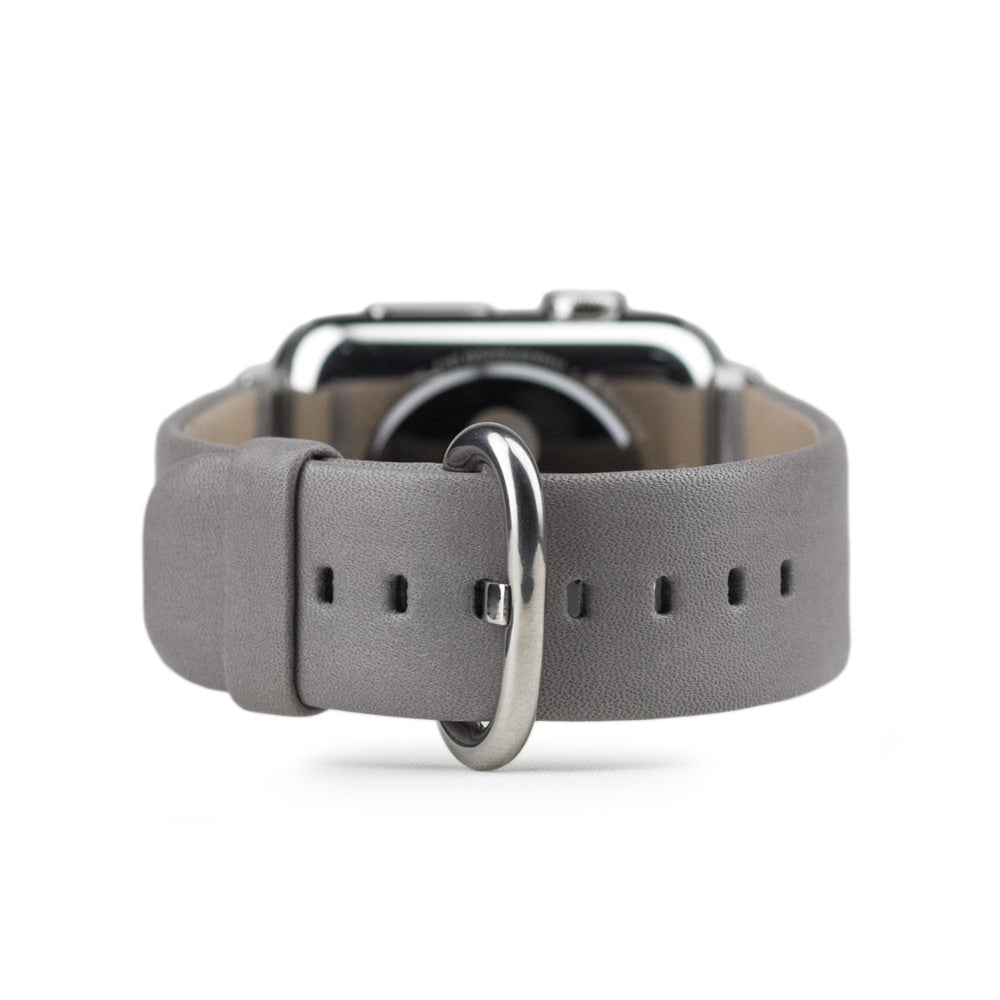 Calfskin Strap Apple Watch 41/42mm Grey | Marcel Robert - 1