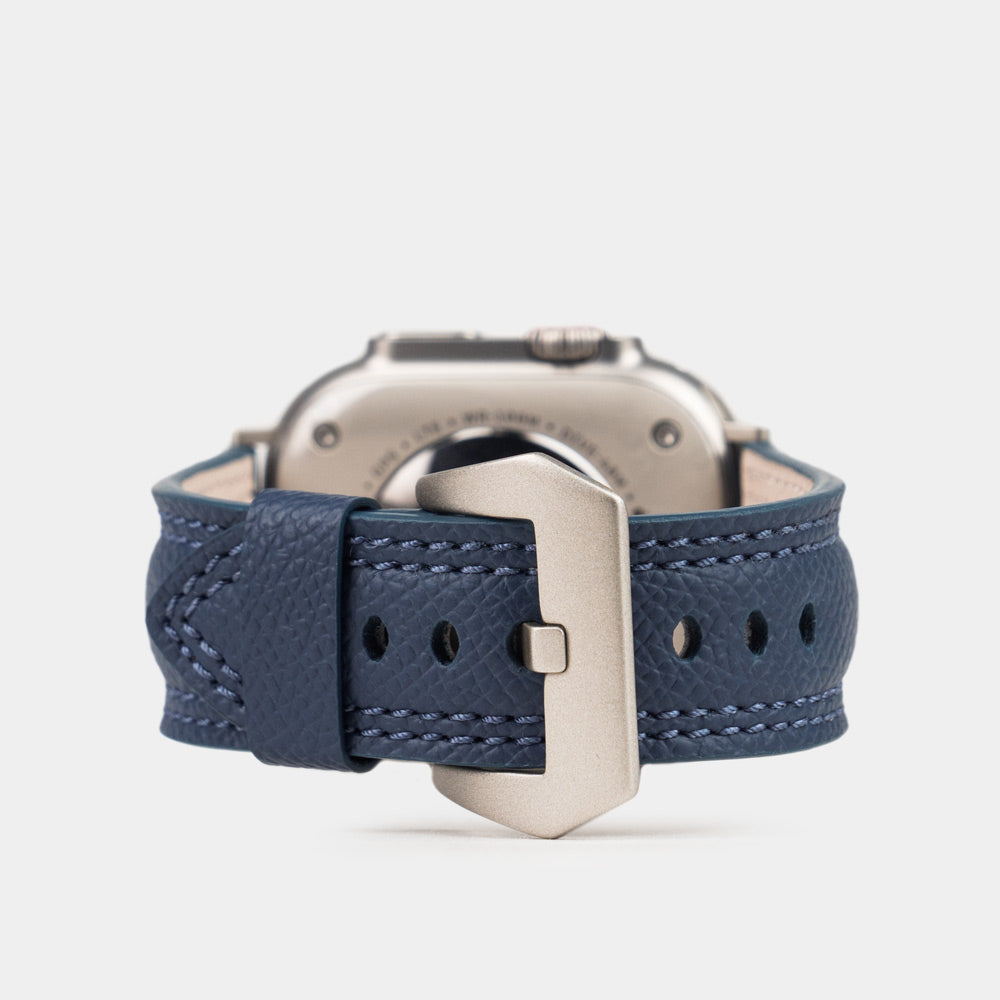 strap ultra 49mm calfskin blue