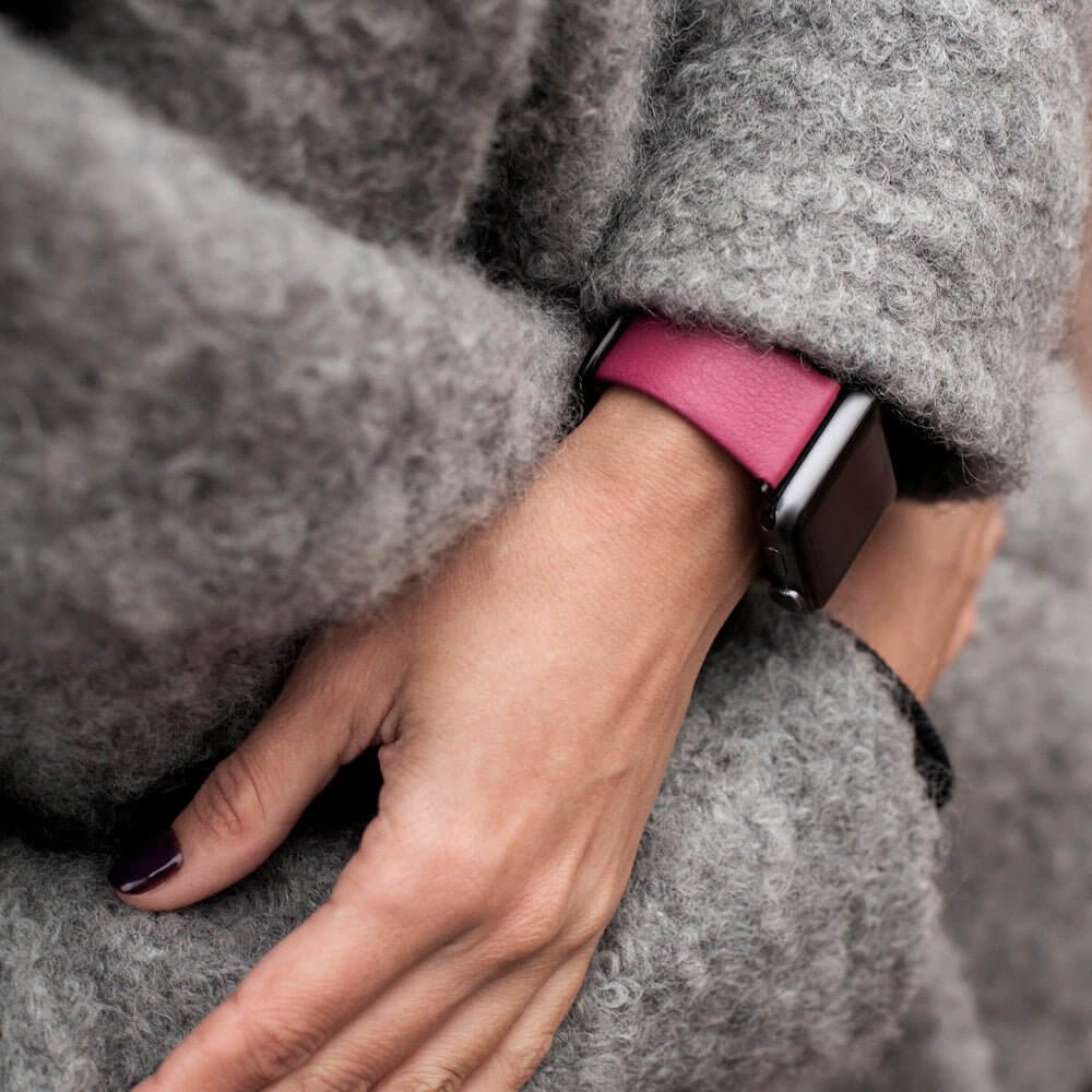 strap apple watch 45 / 46mm fushia | Marcel Robert