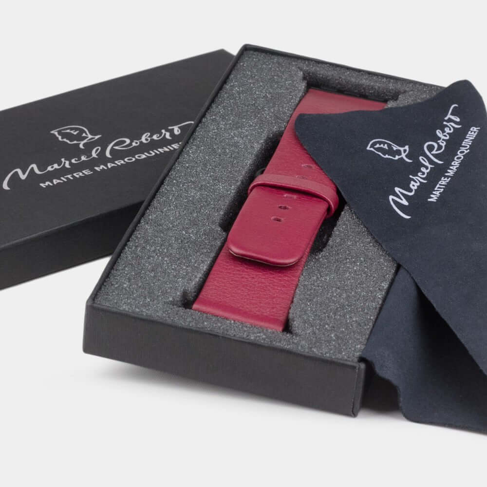 Natural Calfskin Strap Apple Watch 45/46mm | Marcel Robert - 11