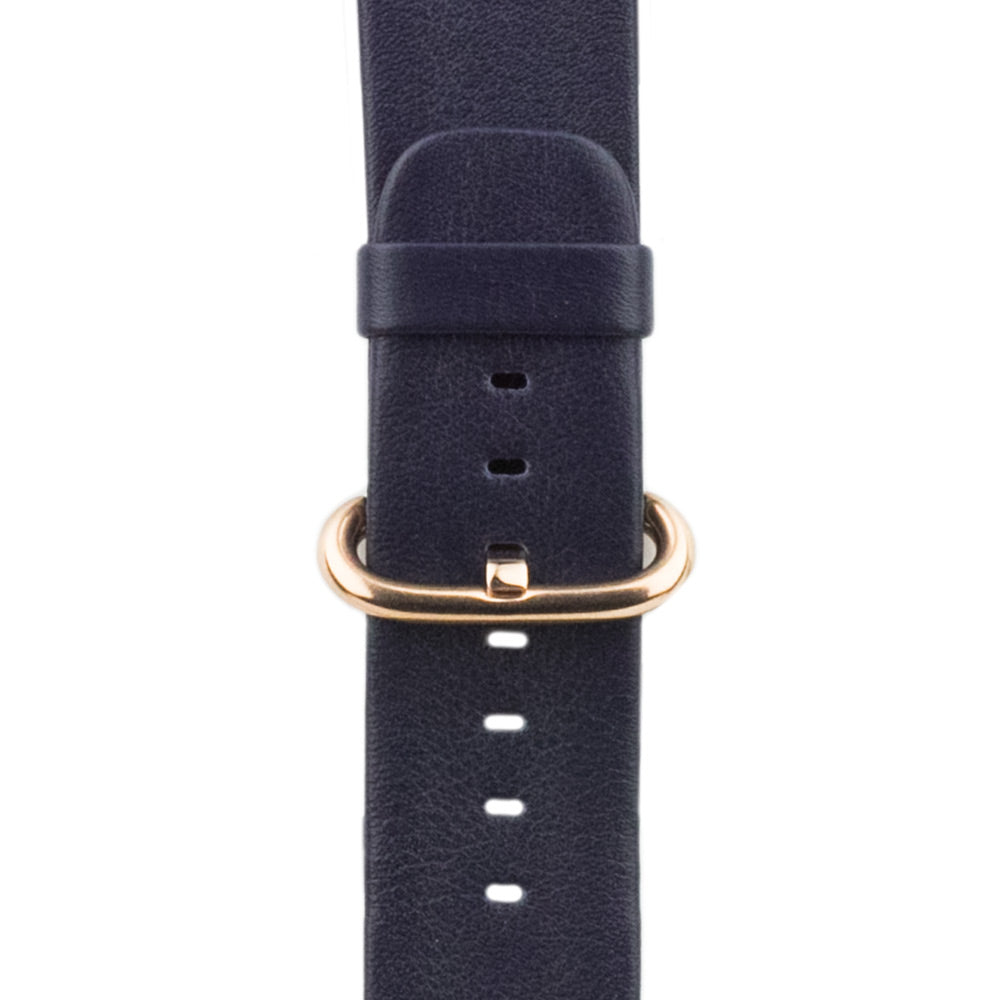 Leather Strap Apple Watch 41/42mm Dark Blue | Marcel Robert - 11