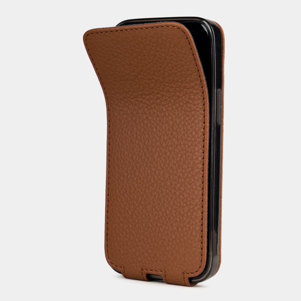 Premium Case iPhone 12 mini Caramel Leather | Marcel Robert - 1