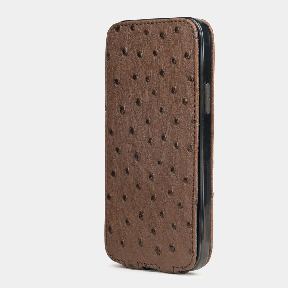 case iPhone 12 mini ostrich brown | Marcel Robert