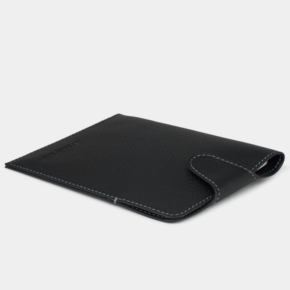 Black Leather Passport Pocket model "London" | Marcel Robert - 3