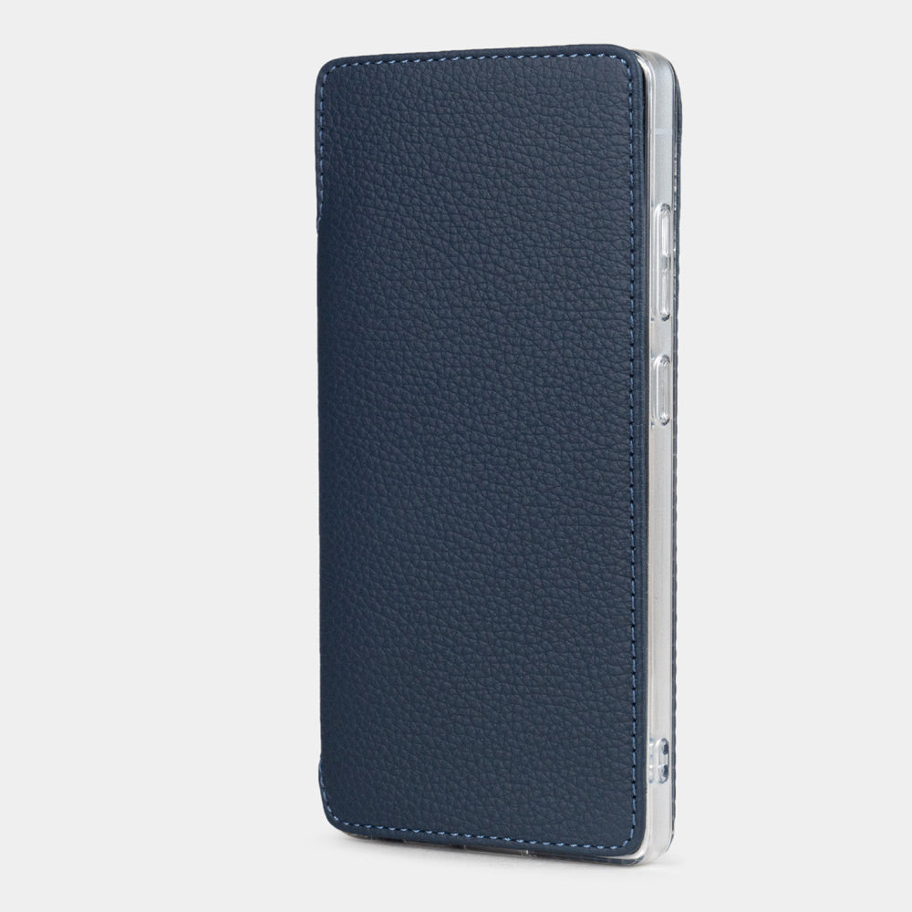 Samsung Galaxy S24 Ultra case wallet leather blue