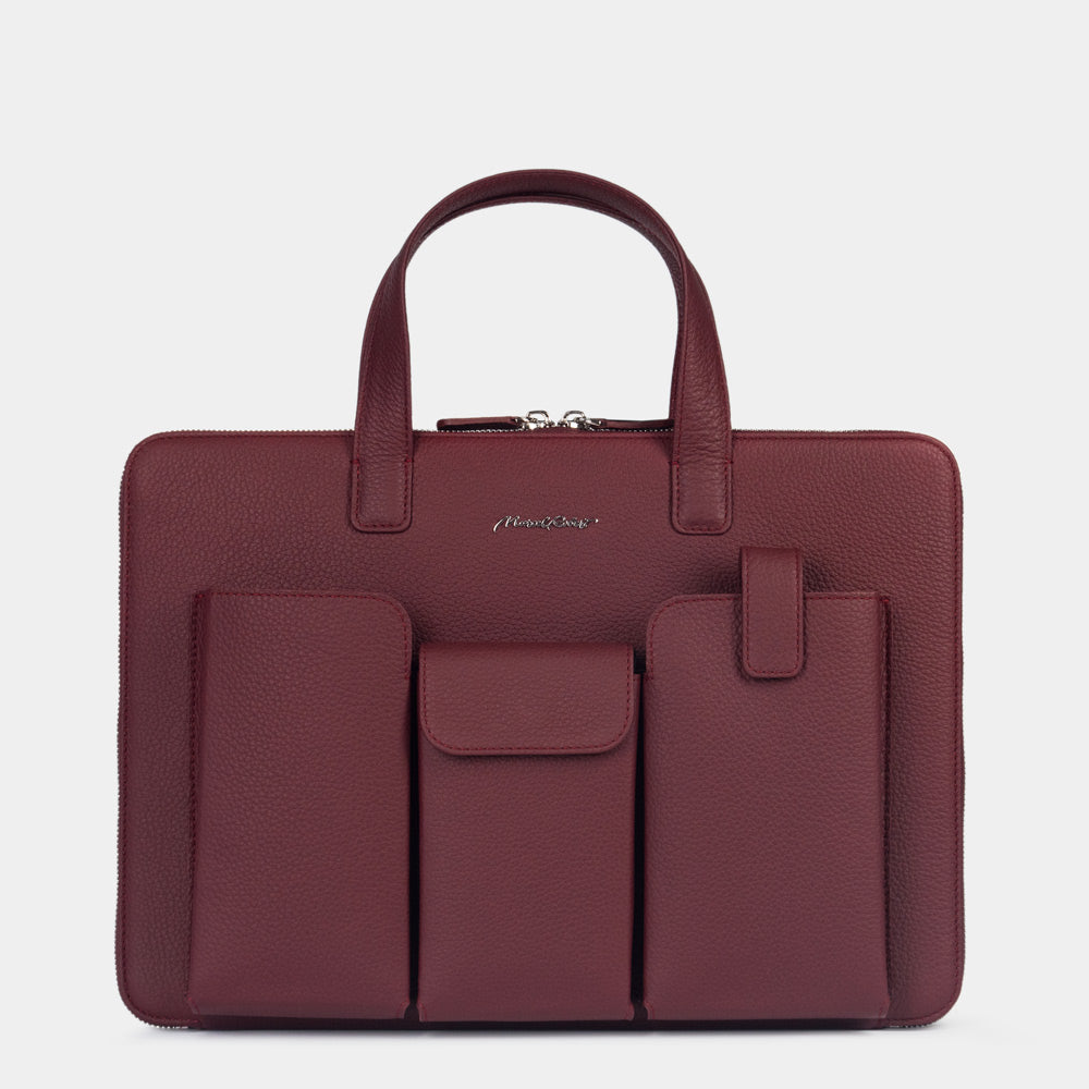 bag notebook 14'' Bocage & Pockets bordeaux