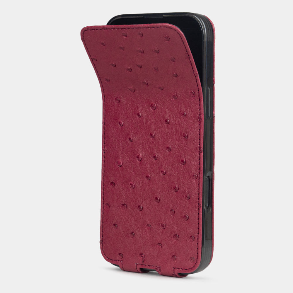 iPhone 16 pro max case ostrich pink
