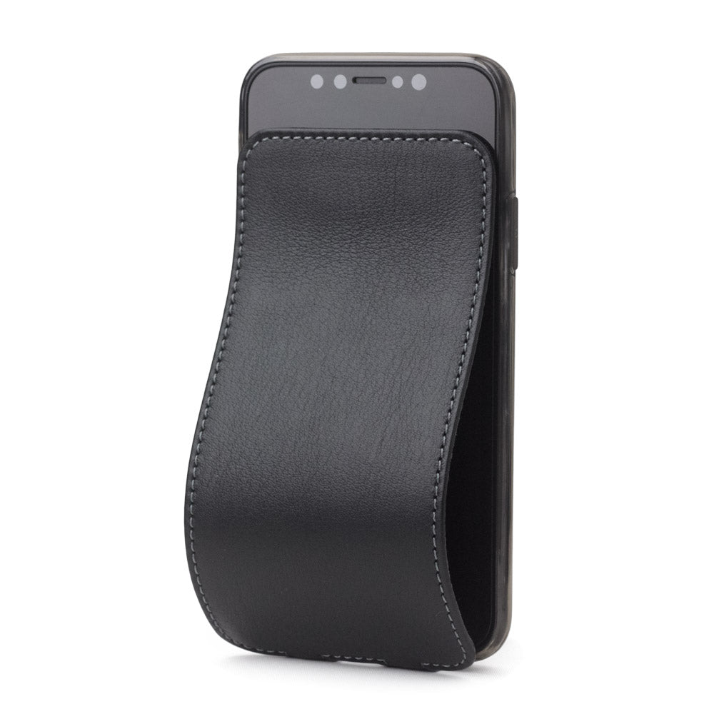 Black Leather iPhone X / XS Case