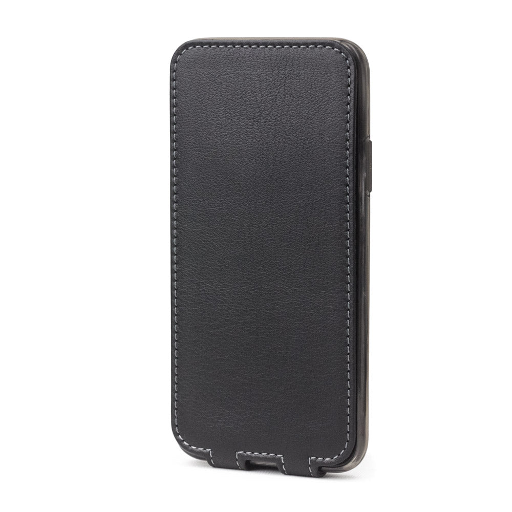 Black Leather iPhone X / XS Case