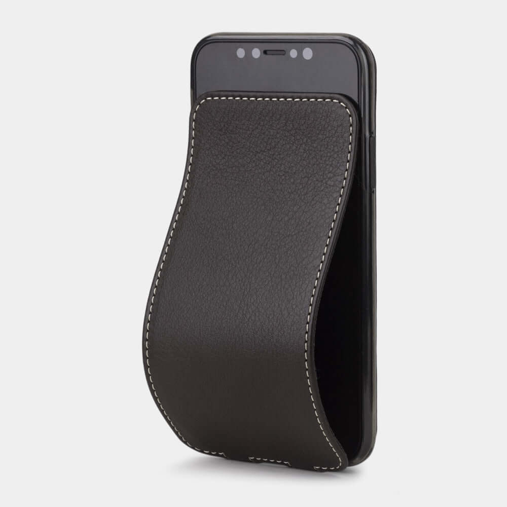 Premium Leather Case iPhone X/XS Brown | Marcel Robert - 0