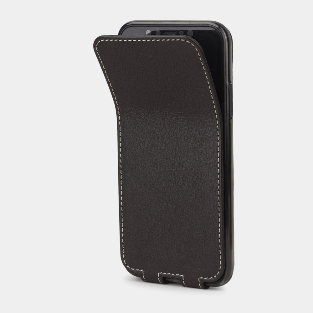 Premium Leather Case iPhone X/XS Brown | Marcel Robert - 1