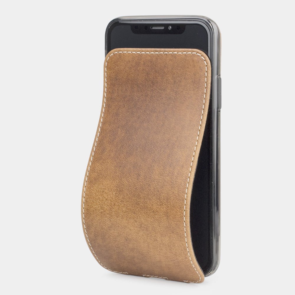 Vintage Leather Case iPhone X/XS Brown | Marcel Robert - 0