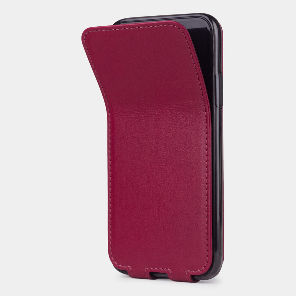 Leather Case for iPhone X/XS Rose Fushia | Marcel Robert - 2