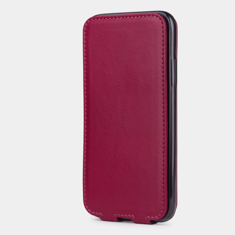 Leather Case for iPhone X/XS Rose Fushia | Marcel Robert - 3